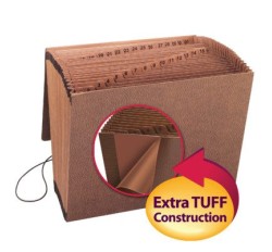 Smead 70367 TUFF Expanding File, Daily (1-31), 31 Pockets, Flap and Elastic Cord Closure, 12...